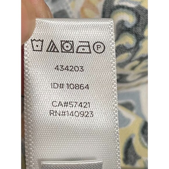 Loft Womens Floral Print Elastic Waist Skirt With Tie Detail M - Picture 8 of 12